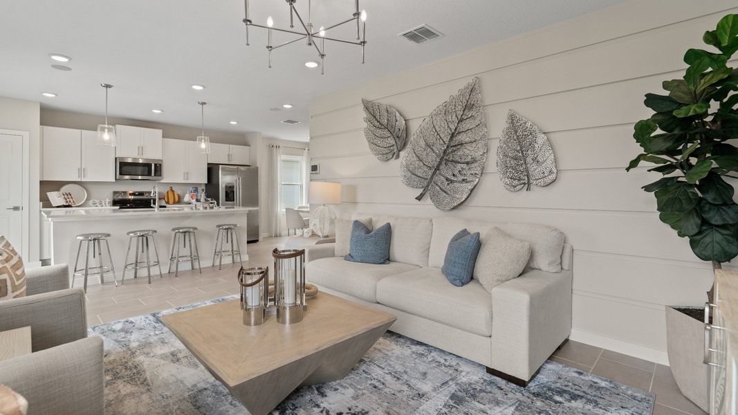 Furnished interior view inside a new home in Willowbrook North, Winter Haven (Image 27). Furnished interior view inside a new home in Willowbrook North, Winter Haven (Image 27).