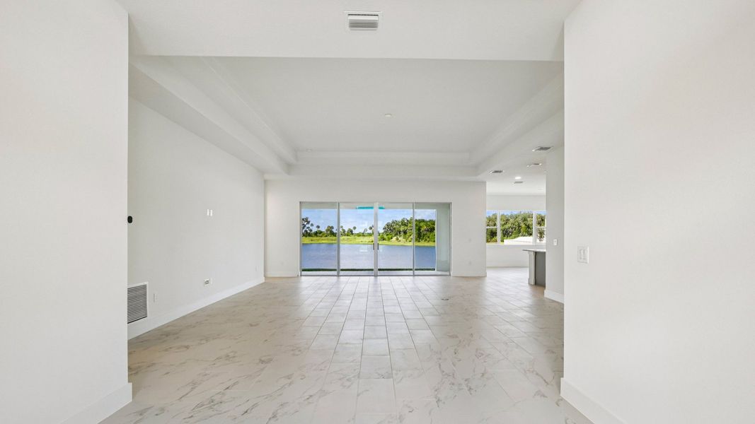 Furnished interior view inside a new home in Biscayne Landing at Seaire, Parrish (Image 16).