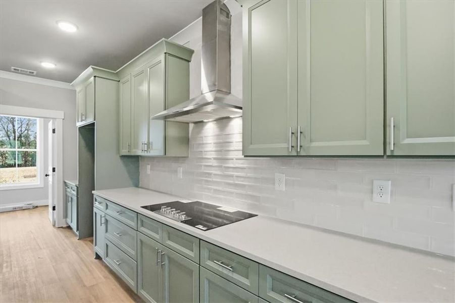 Furnished interior view inside a new home in , Statham (Image 3).