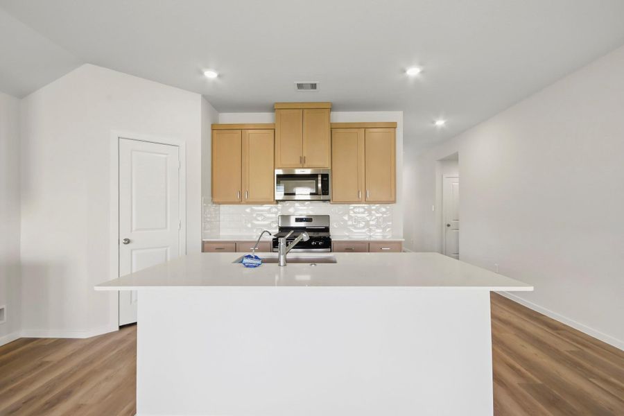 Furnished interior view inside a new home in The Canopies, Splendora (Image 4).