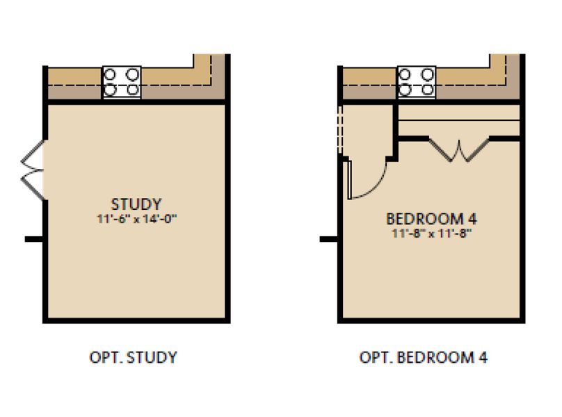 Wharton Bedroom 4 Options