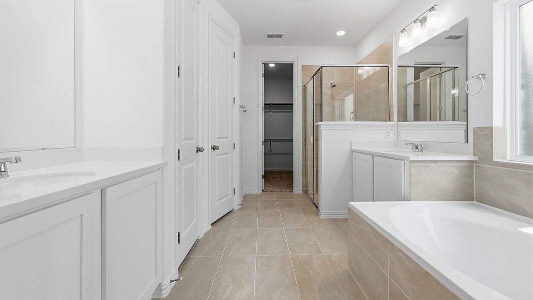 Furnished interior view inside a new home in Anna Ranch, Anna (Image 32).