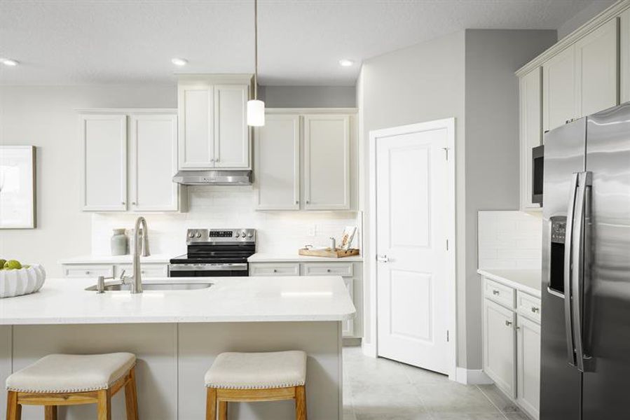 Representative furnished interior of a home built from the Brooks by Ryan Homes in Cedar Landings, Leesburg (Image 2).