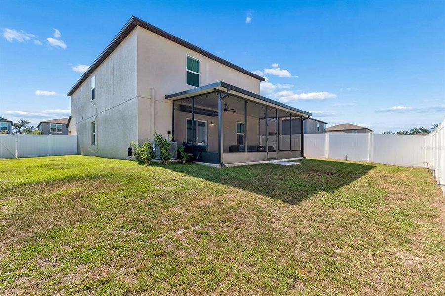 Exterior details and patio area of a home in , Zephyrhills (Image 24).
