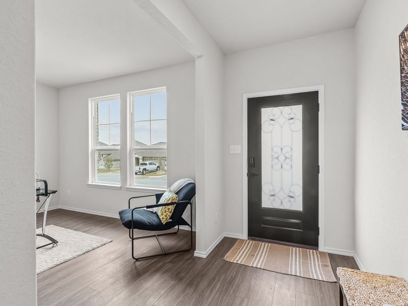 Furnished interior view inside a new home in Royal Crest, San Antonio (Image 8).
