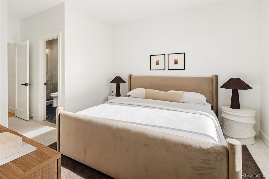 Furnished interior view inside a new home in , Denver (Image 11).