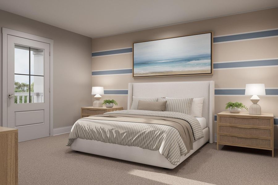 Furnished interior view inside a new home in Rivers Reach, Yemassee (Image 17).