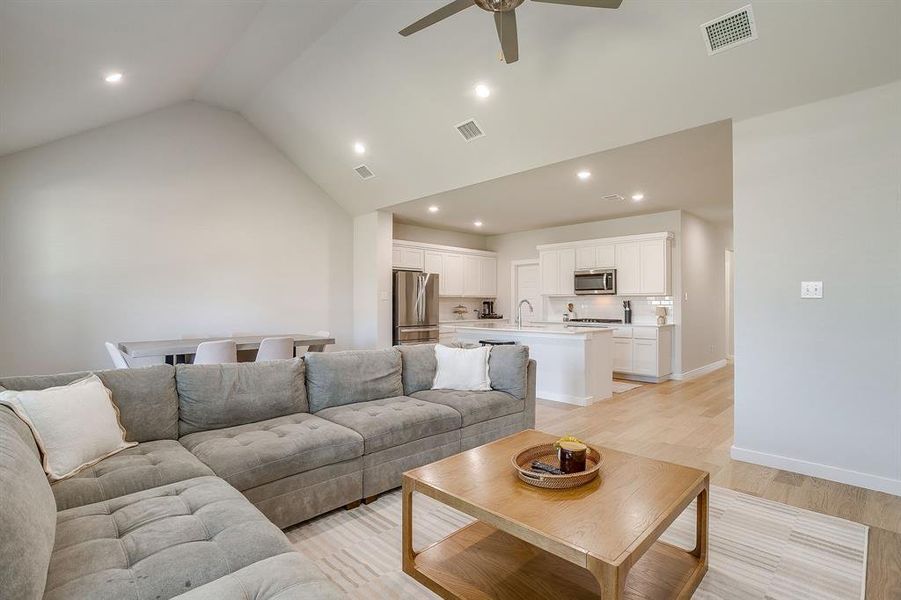Furnished interior view inside a new home in Ventana, Fort Worth (Image 14).