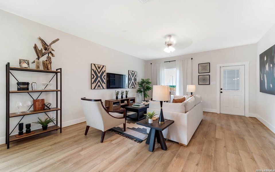 Furnished interior view inside a new home in Mesa Vista, Von Ormy (Image 15).