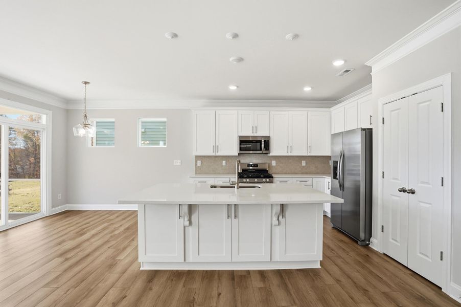 Furnished interior view inside a new home in Grier Meadows, Charlotte (Image 7).