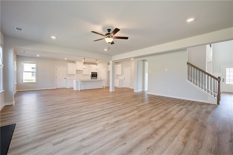 Spacious, unfurnished interior of a new home in Cambria at Traditions, Hampton (Image 21). Spacious, unfurnished interior of a new home in Cambria at Traditions, Hampton (Image 21).