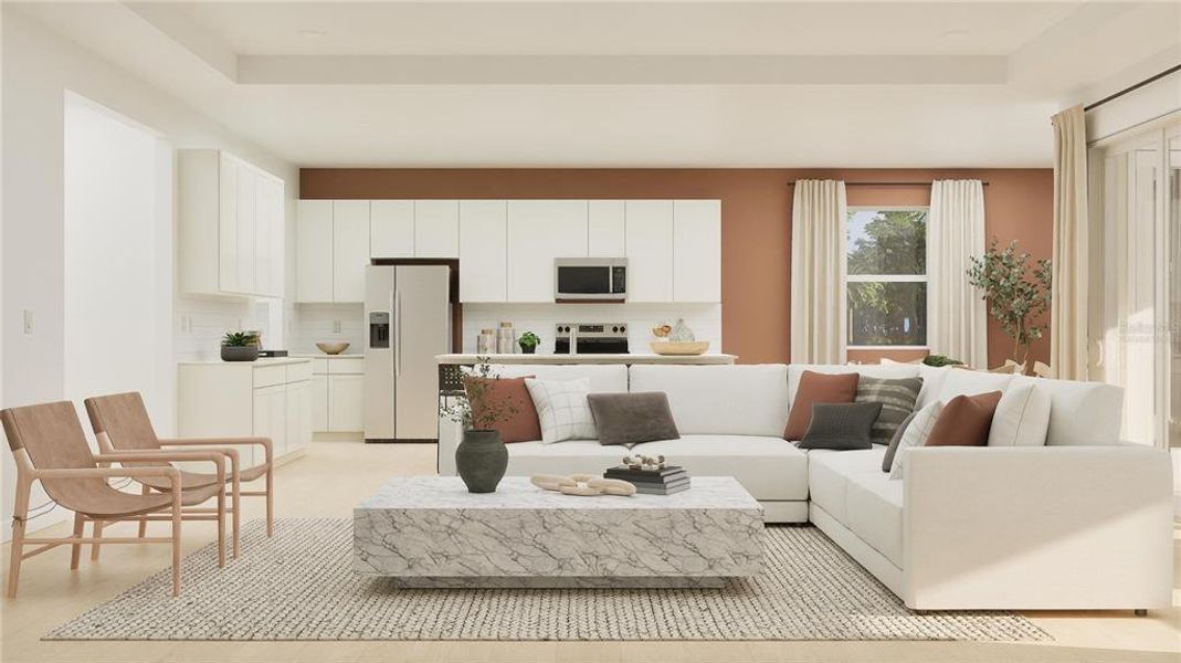 Furnished interior view inside a new home in Bridgewalk: Executive Collection, St. Cloud (Image 6).