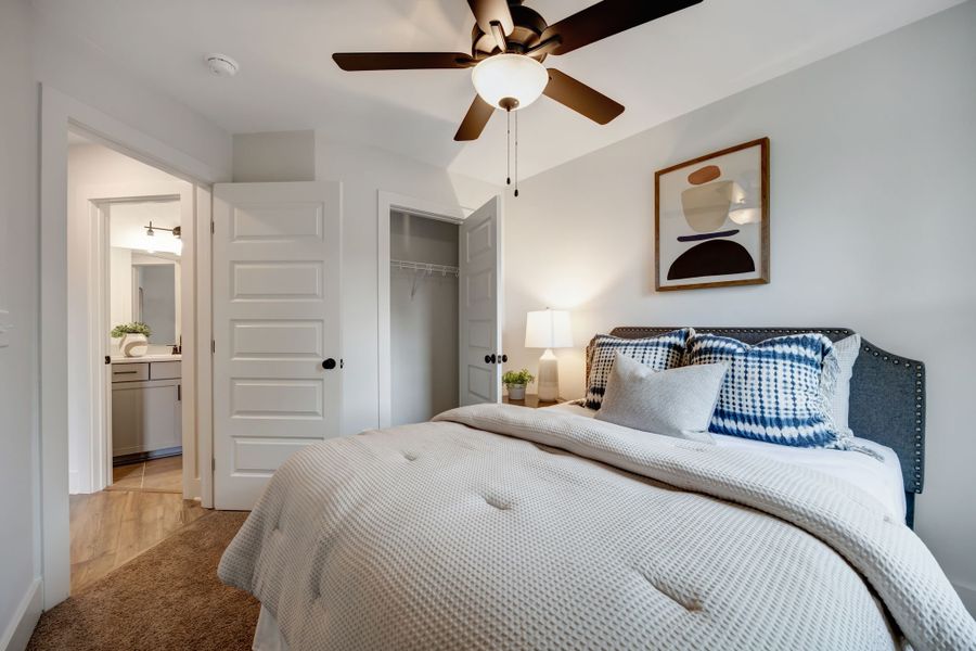 Representative furnished interior of a home built from the Winfield by Parkside Builders in The Parks of Mill Town, Chattanooga (Image 27).