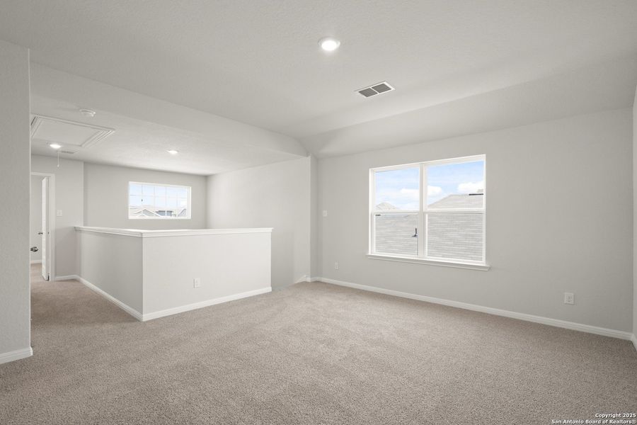 Spacious, unfurnished interior of a new home in Applewhite Meadows, San Antonio (Image 26). Spacious, unfurnished interior of a new home in Applewhite Meadows, San Antonio (Image 26).