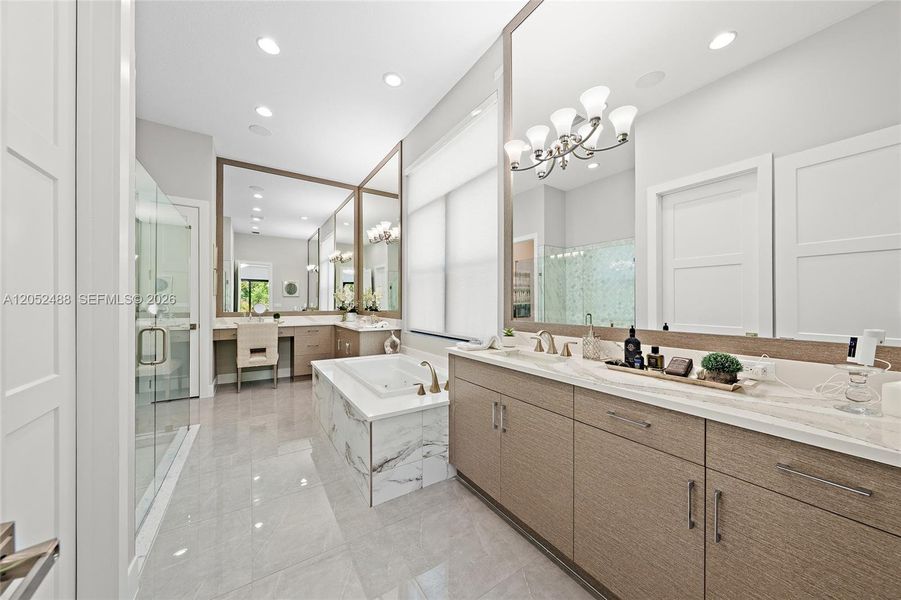 Furnished interior view inside a new home in , Palm Beach Gardens (Image 6).