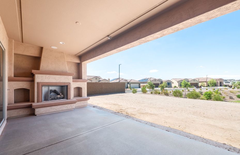 Exterior details and patio area of a home in Sun City Anthem at Merrill Ranch, Florence (Image 4).