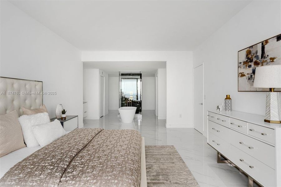 Furnished interior view inside a new home in Aria Reserve, Miami (Image 13).