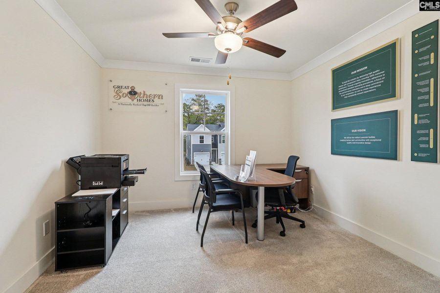 Furnished interior view inside a new home in Walker’s Trail, Lexington (Image 51). Furnished interior view inside a new home in Walker’s Trail, Lexington (Image 51).