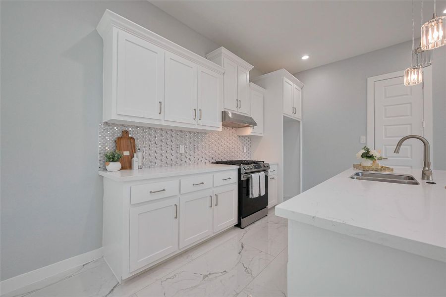 Furnished interior view inside a new home in , Houston (Image 3).
