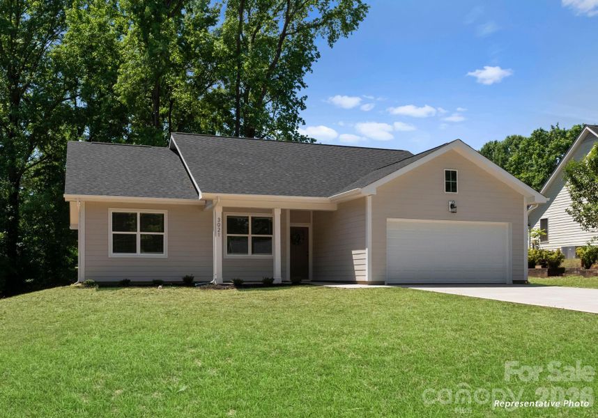 Front exterior of a new home in , Charlotte, NC, highlighting curb appeal (Image 23).