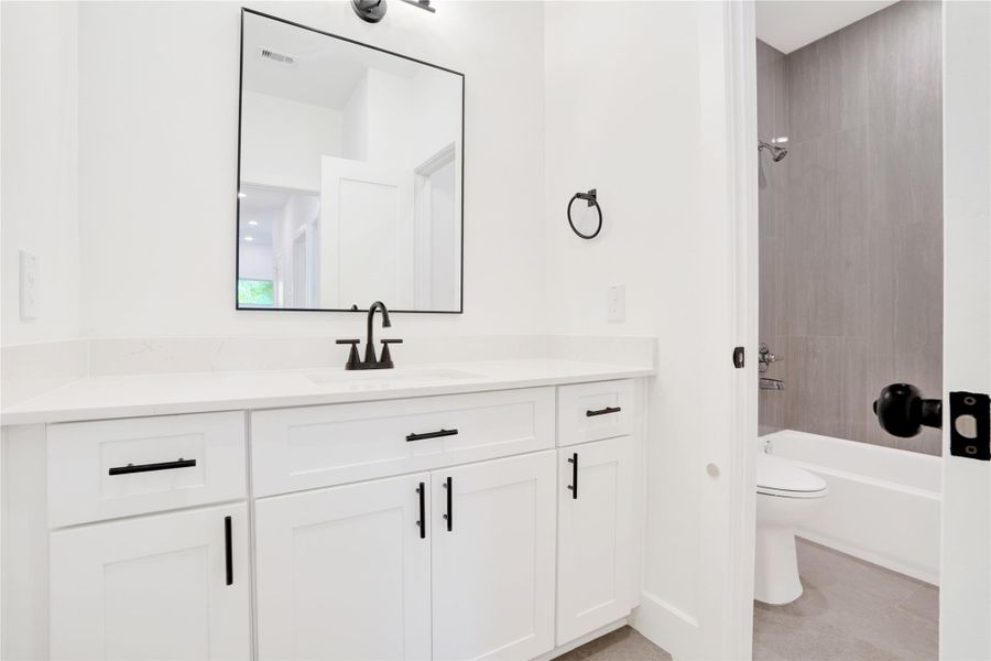 Furnished interior view inside a new home in , Cypress (Image 14).