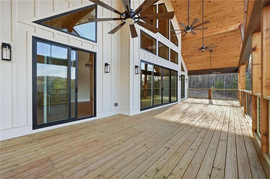 Exterior details and patio area of a home in , Ranger (Image 28).