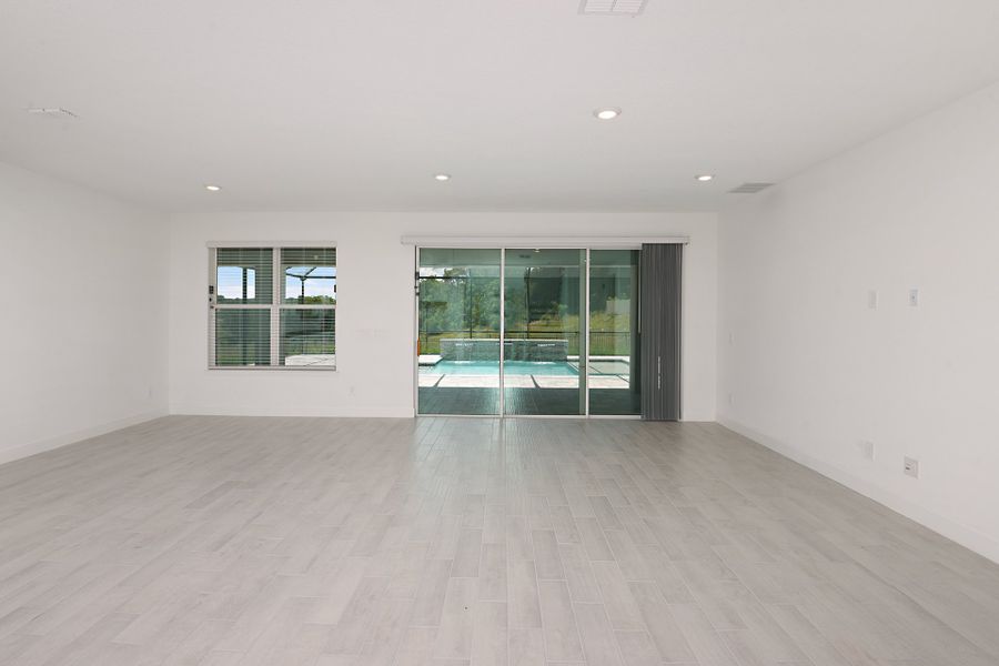 Representative unfurnished interior of a home built from the Tradewinds by Taylor Morrison in Ardisia Park, New Smyrna Beach (Image 19). Representative unfurnished interior of a home built from the Tradewinds by Taylor Morrison in Ardisia Park, New Smyrna Beach (Image 19).
