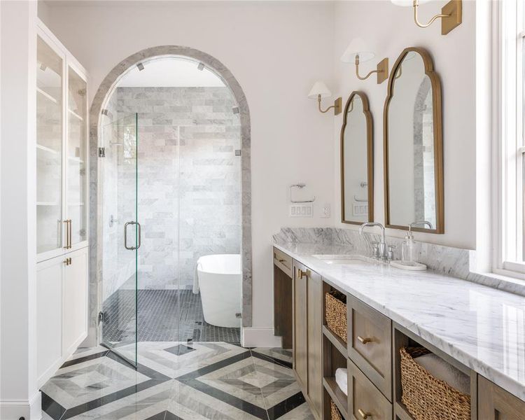 Furnished interior view inside a new home in , Dallas (Image 7).