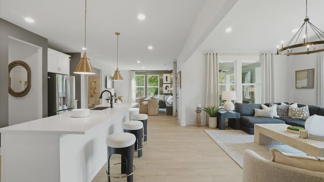 Furnished interior view inside a new home in Northcroft, Loganville (Image 22).