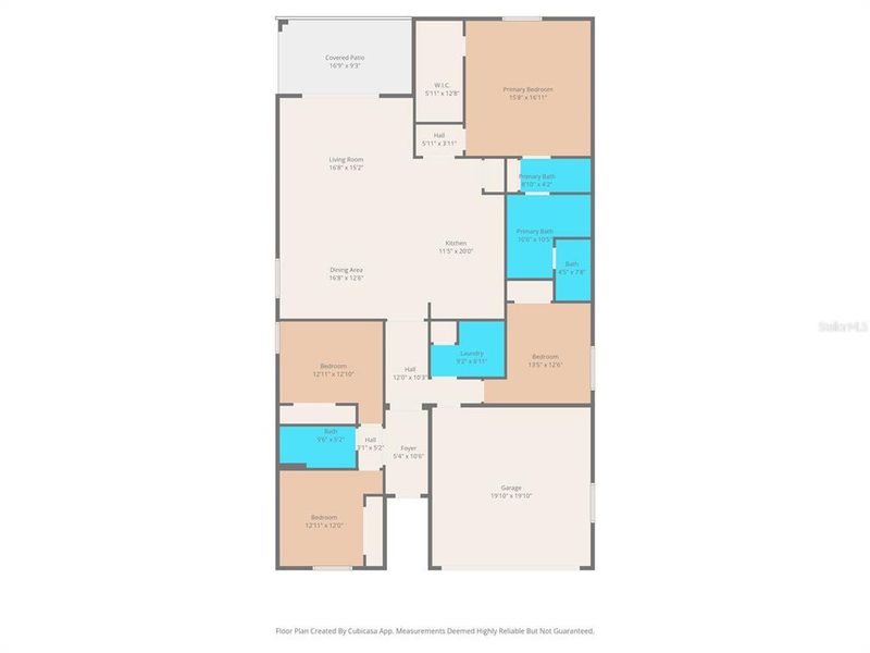 2D floor plan layout of this home in , Homosassa, FL (Image 5).
