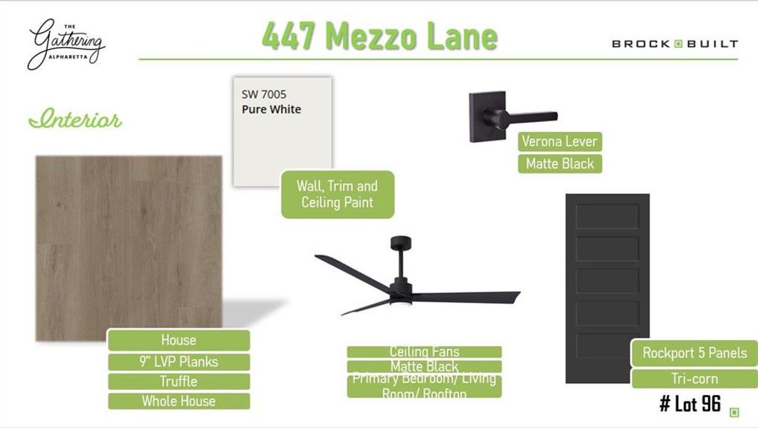 Sample of building materials used in homes in , Alpharetta (Image 5).