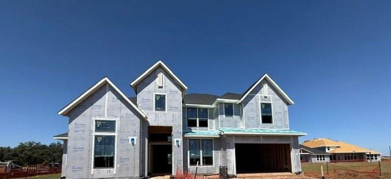 In-progress construction of a new home in Evergrove, Richmond, TX (Image 6).