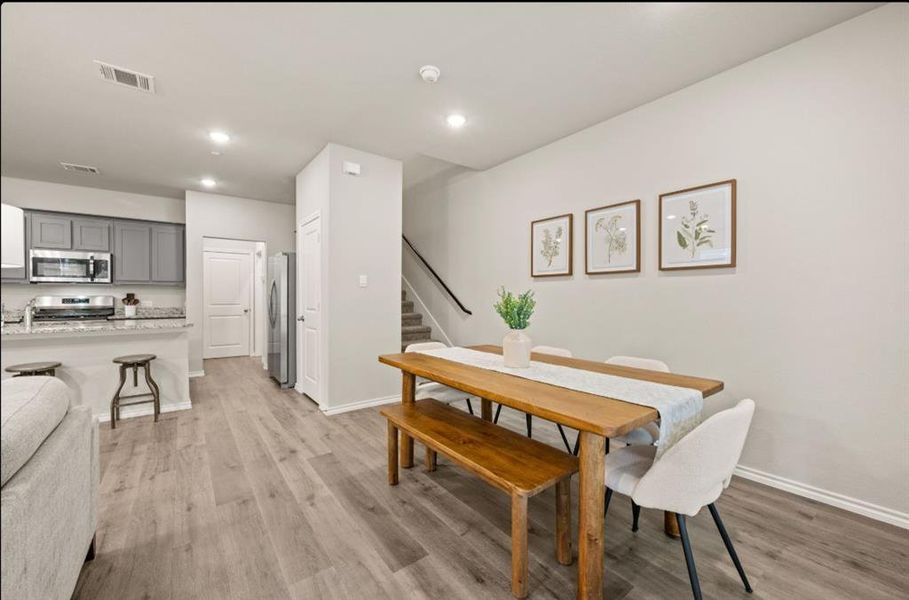 Furnished interior view inside a new home in , Fort Worth (Image 15).