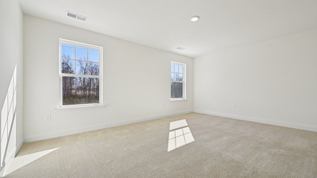 Representative furnished interior of a home built from the Wagener by DRB Homes in Station Pointe, Angier (Image 19).