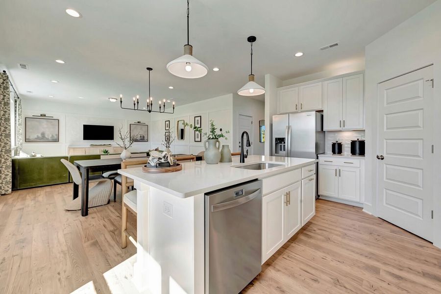 Representative furnished interior of a home built from the Shenandoah by Mattamy Homes in McAlister Creek, Clayton (Image 5).