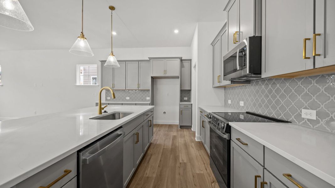 Brentwood Single Family home in River District by DRB Homes in Charlotte NC-  Kitchen