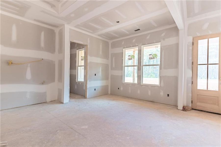 In-progress construction of a new home in , Monroe, GA (Image 19).