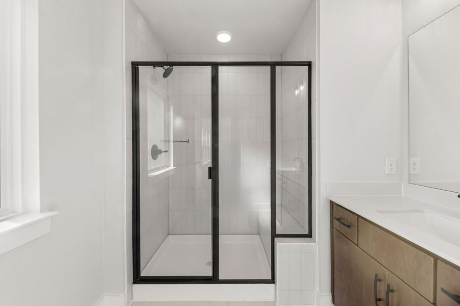 Furnished interior view inside a new home in Garden Collection at Union Park, Little Elm (Image 11). Furnished interior view inside a new home in Garden Collection at Union Park, Little Elm (Image 11).