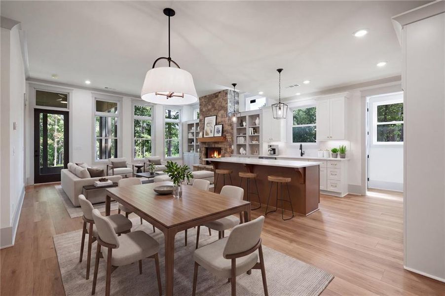 Furnished interior view inside a new home in , Jasper (Image 5).