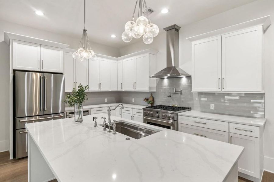 Furnished interior view inside a new home in , Alpharetta (Image 16).