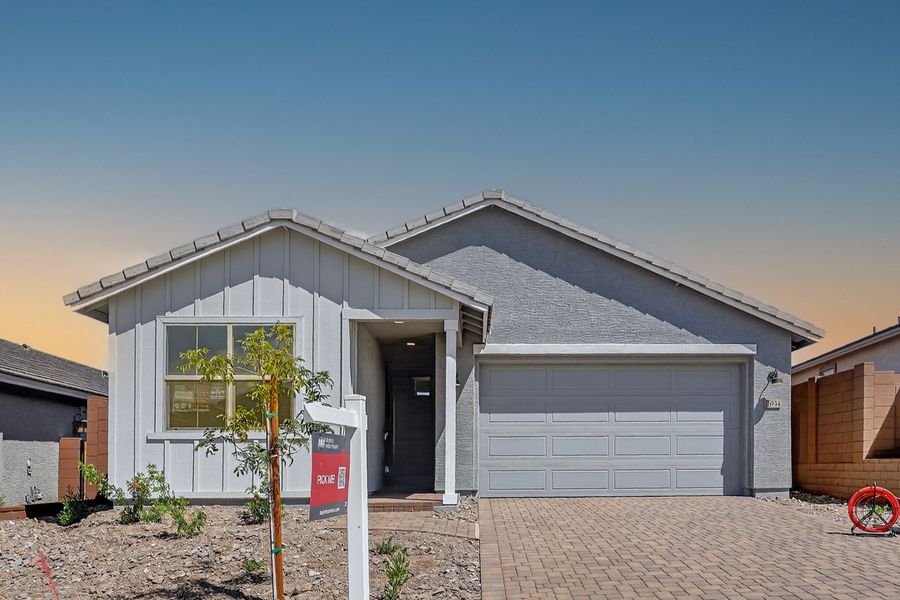 Representative exterior photo of a completed home built from the Sandstone by Taylor Morrison in Estrella, Goodyear, AZ (Image 20).