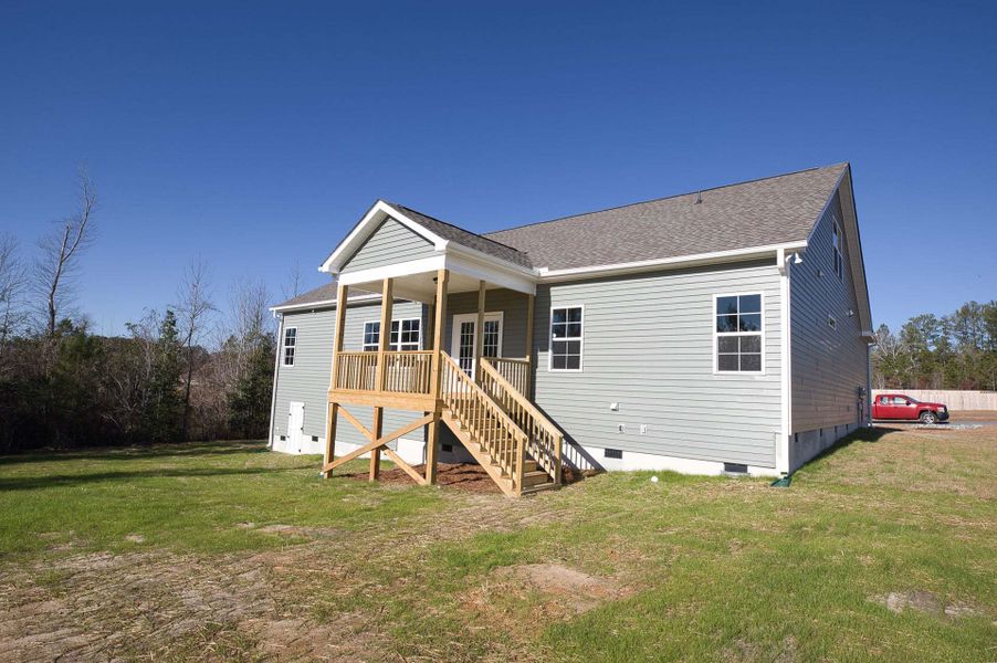 Representative exterior photo of a completed home built from the Bladen by Caviness & Cates Communities in Maggie Way, Wendell, NC (Image 182).