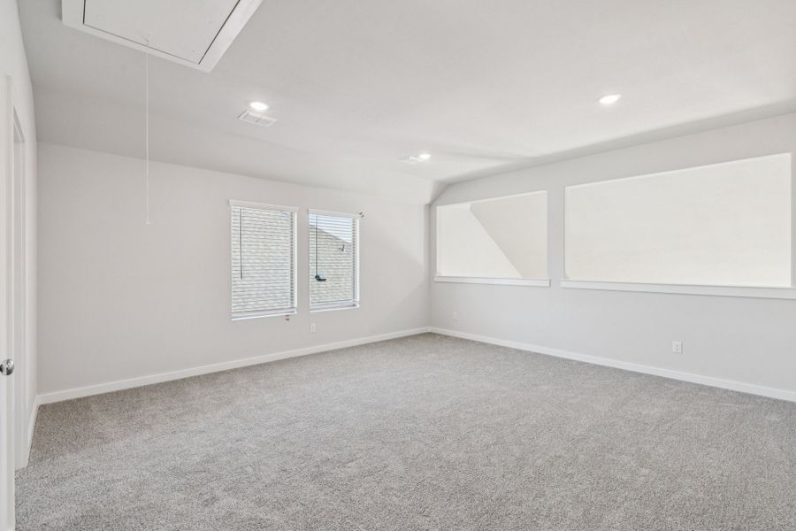 Game Room in the Winters home plan by Trophy Signature Homes – REPRESENTATIVE PHOTO