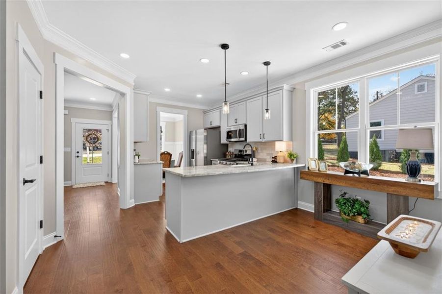 Furnished interior view inside a new home in , Covington (Image 29).