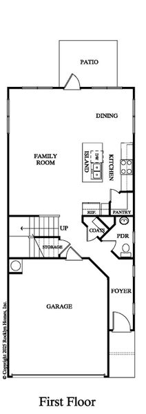 2D floor plan layout for the Hanover by Rocklyn Homes in Tribute, Hoschton, GA (Image 4). 2D floor plan layout for the Hanover by Rocklyn Homes in Tribute, Hoschton, GA (Image 4).