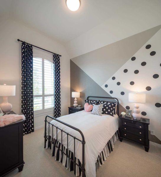 Representative Secondary Bedroom - some options shown