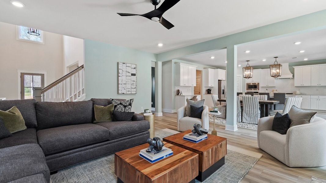 Representative furnished interior of a home built from the Henry II by DRB Homes in Saddleridge, Senoia (Image 10). Representative furnished interior of a home built from the Henry II by DRB Homes in Saddleridge, Senoia (Image 10).