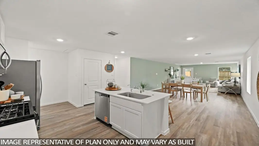 Furnished interior view inside a new home in Sunterra, Katy (Image 3). Furnished interior view inside a new home in Sunterra, Katy (Image 3).