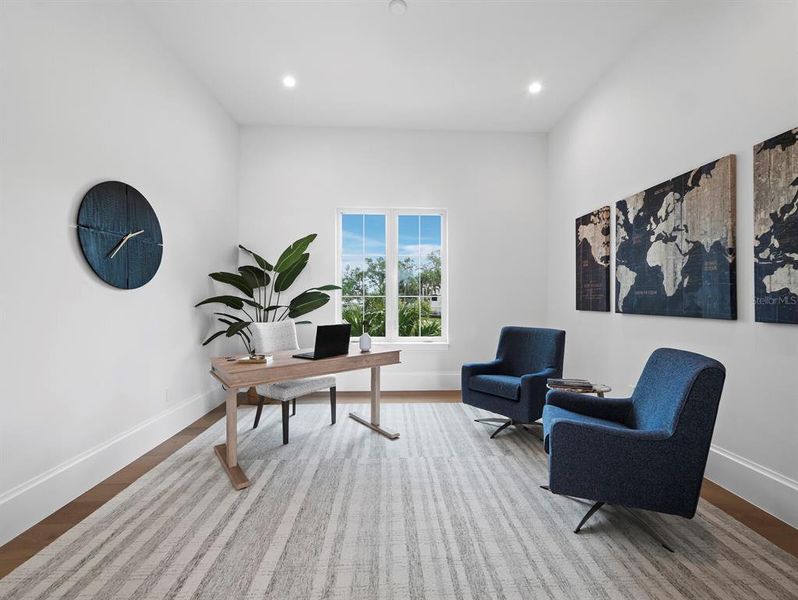 Furnished interior view inside a new home in , Sarasota (Image 9).