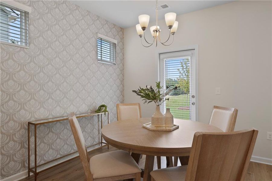 Furnished interior view inside a new home in Walden Park – The Retreat, Jonesboro (Image 8).